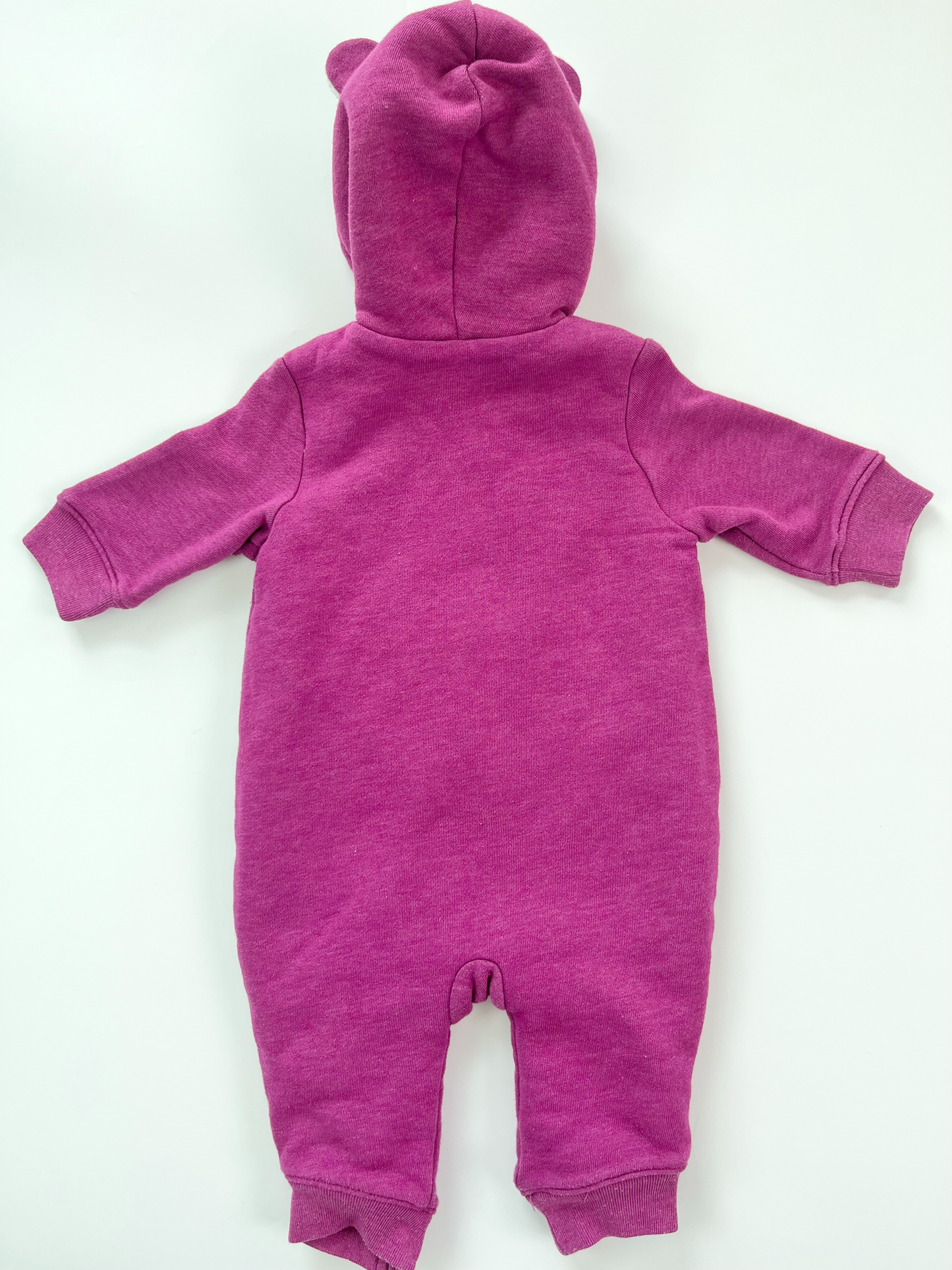 GAP Sherpa Lined Hooded Romper 3-6m