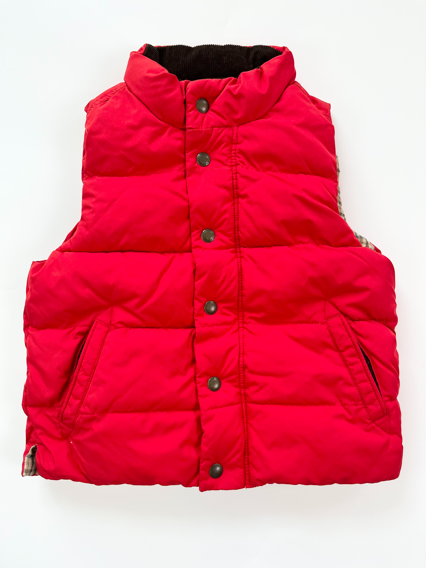 GAP Red Puffer Vest 4T