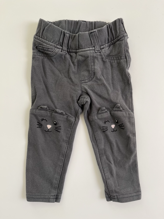 Carters Cat Leggings 12m