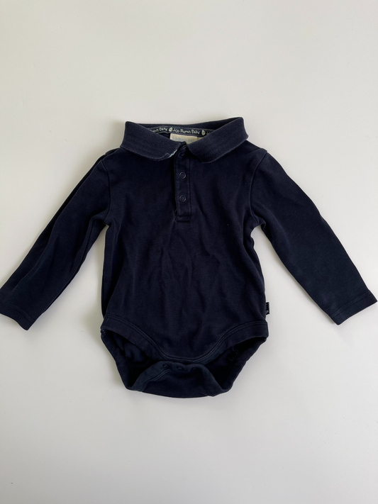 Jo Jo Maman Babe Polo Onesie 6-12m