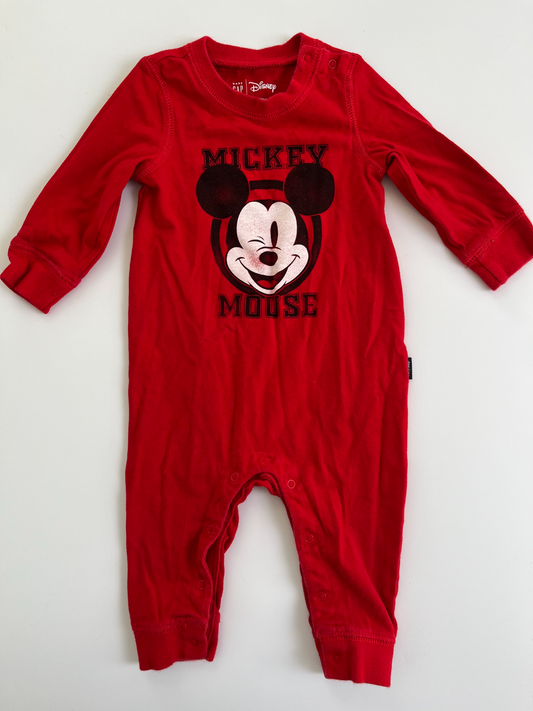 Gap Mickey Romper 6-12m