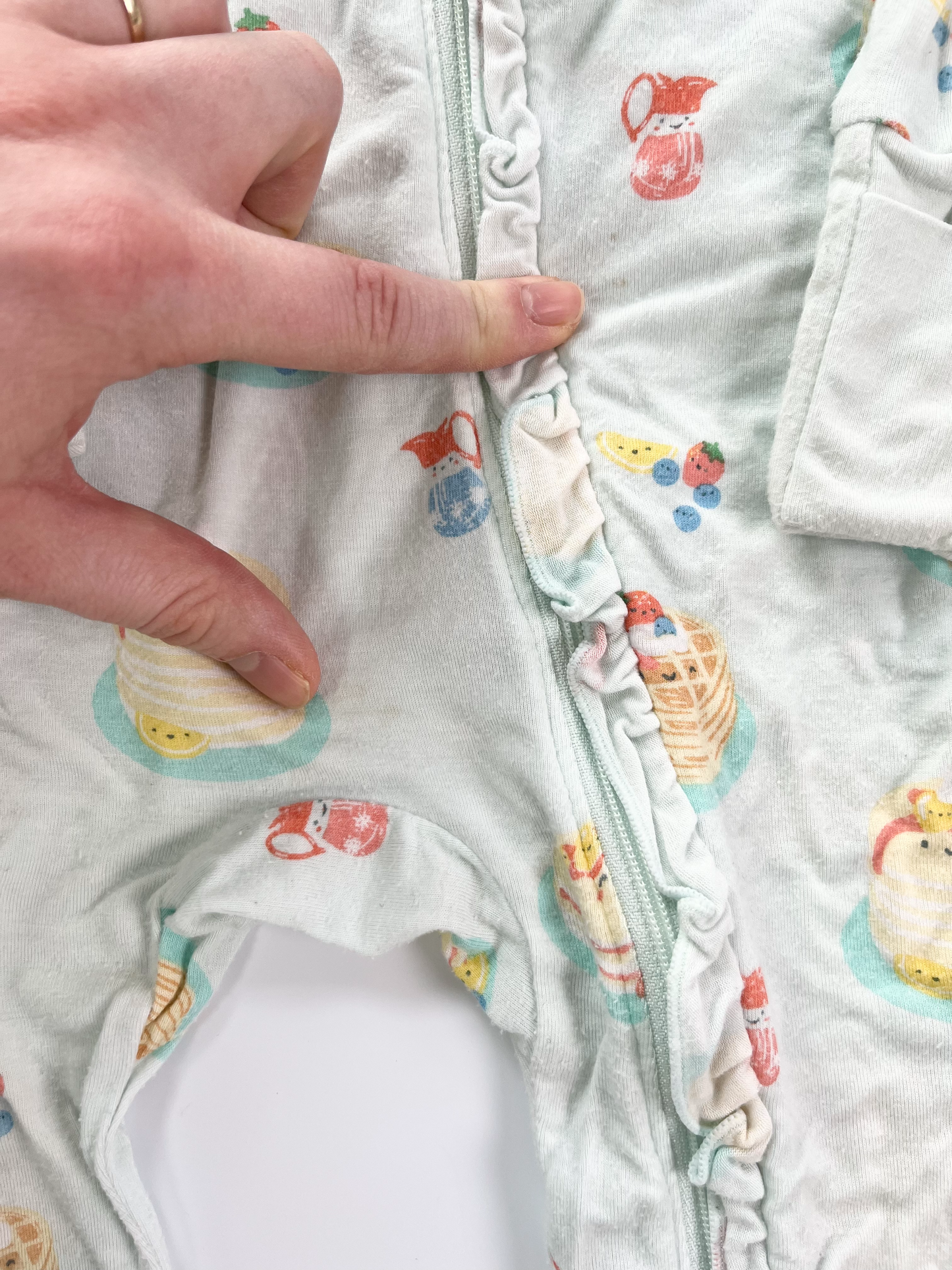 Angel Dear Bamboo Convertible Sleeper / Romper 12-18m