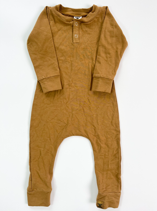 Brok Boys Bamboo Snapless Romper 6-12m