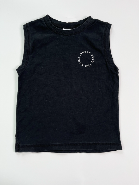 ZARA “Never Stay The Same” Tank Top 4-5T
