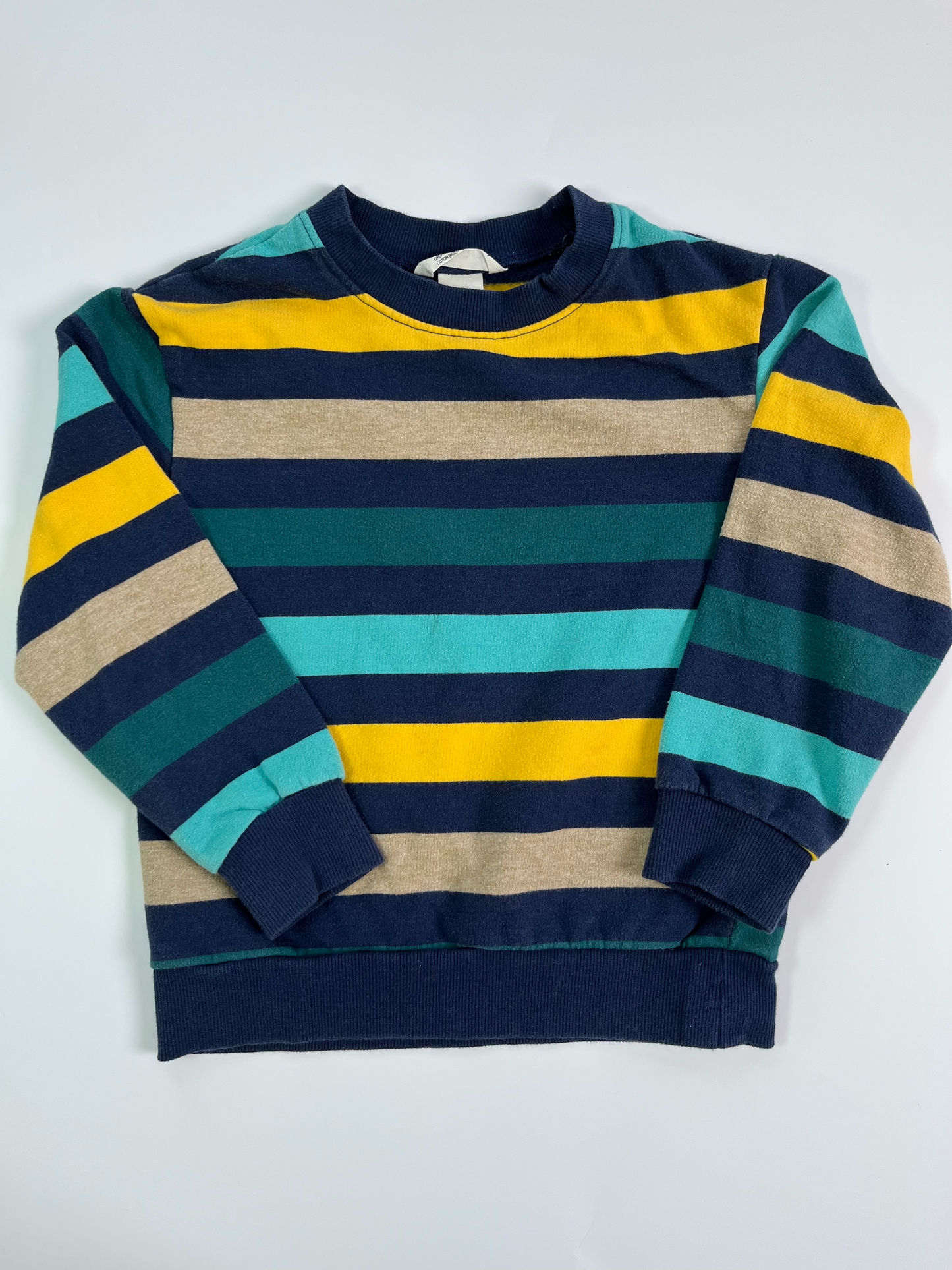 H&M Striped Crewneck Sweater 4-6T