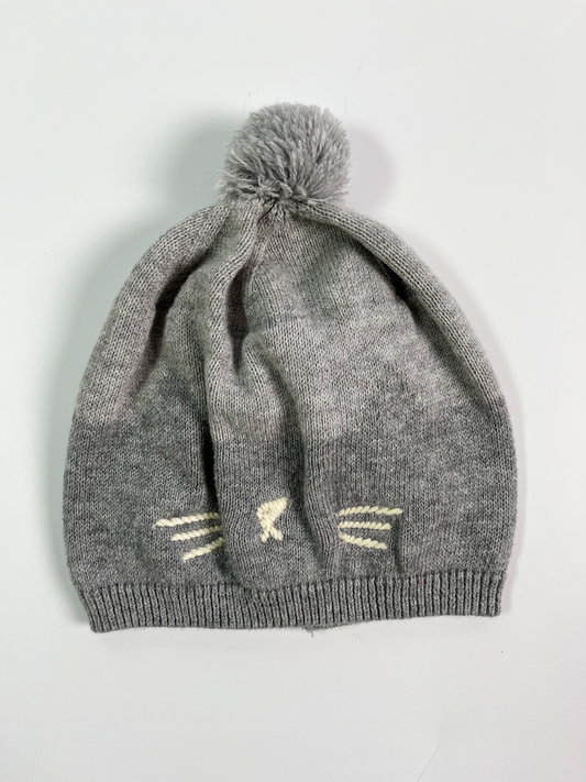ZARA Cat Pom Pom Toque 12m