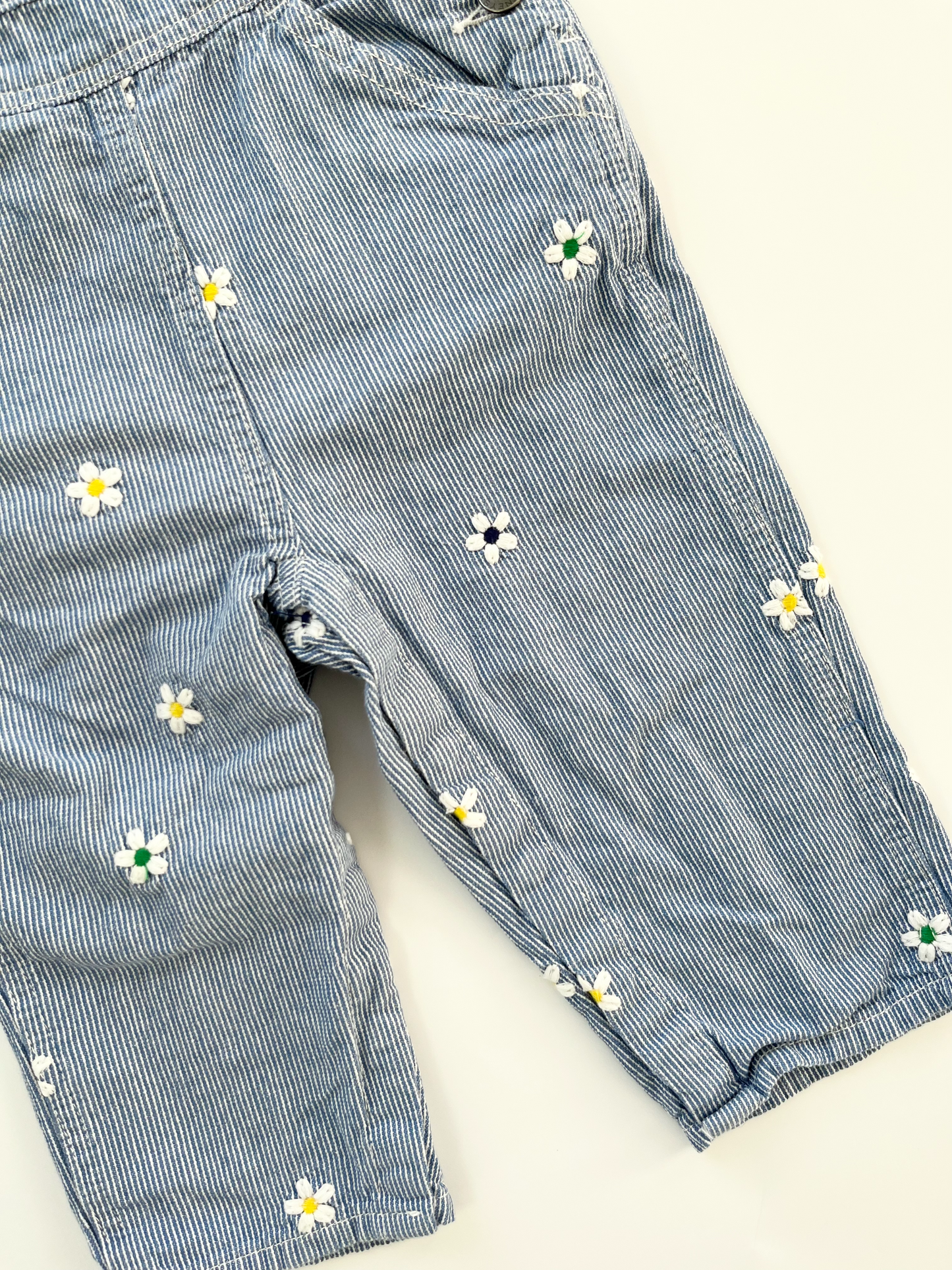 Stella Mccartney Embroidered Daisy Overalls 24m