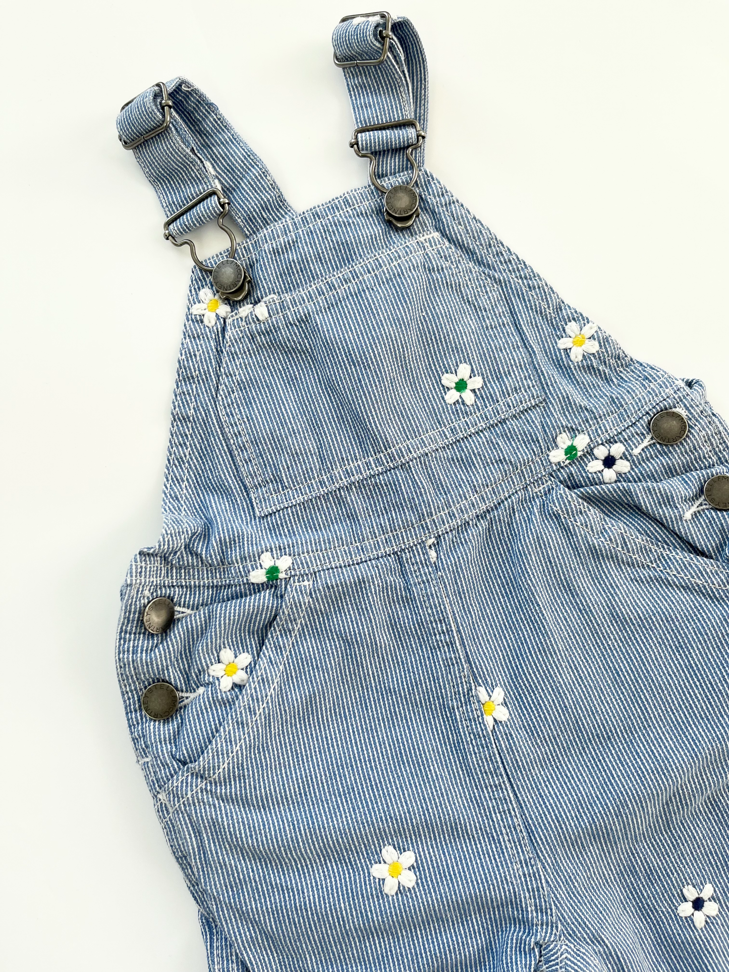 Stella Mccartney Embroidered Daisy Overalls 24m