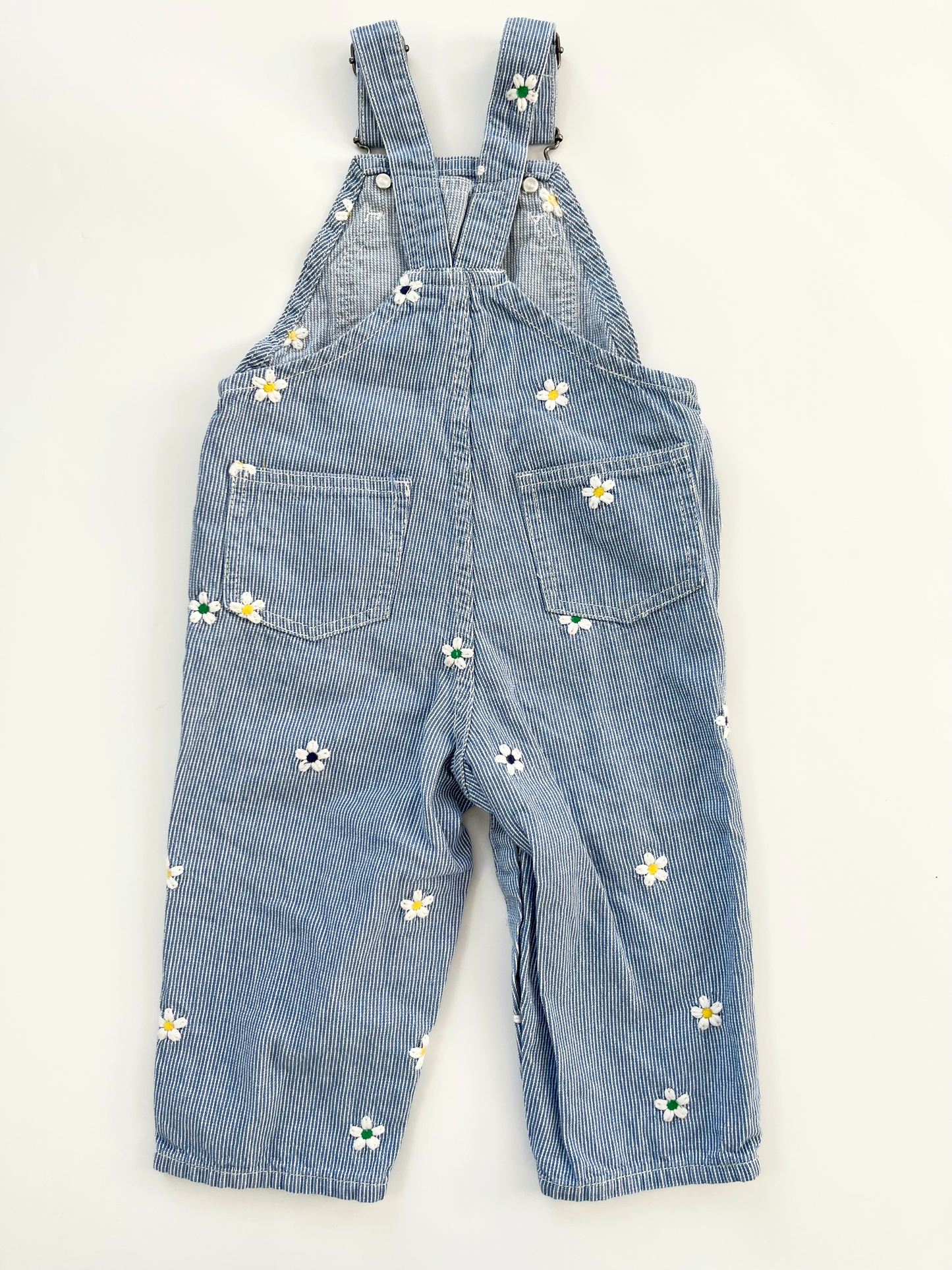 Stella Mccartney Embroidered Daisy Overalls 24m