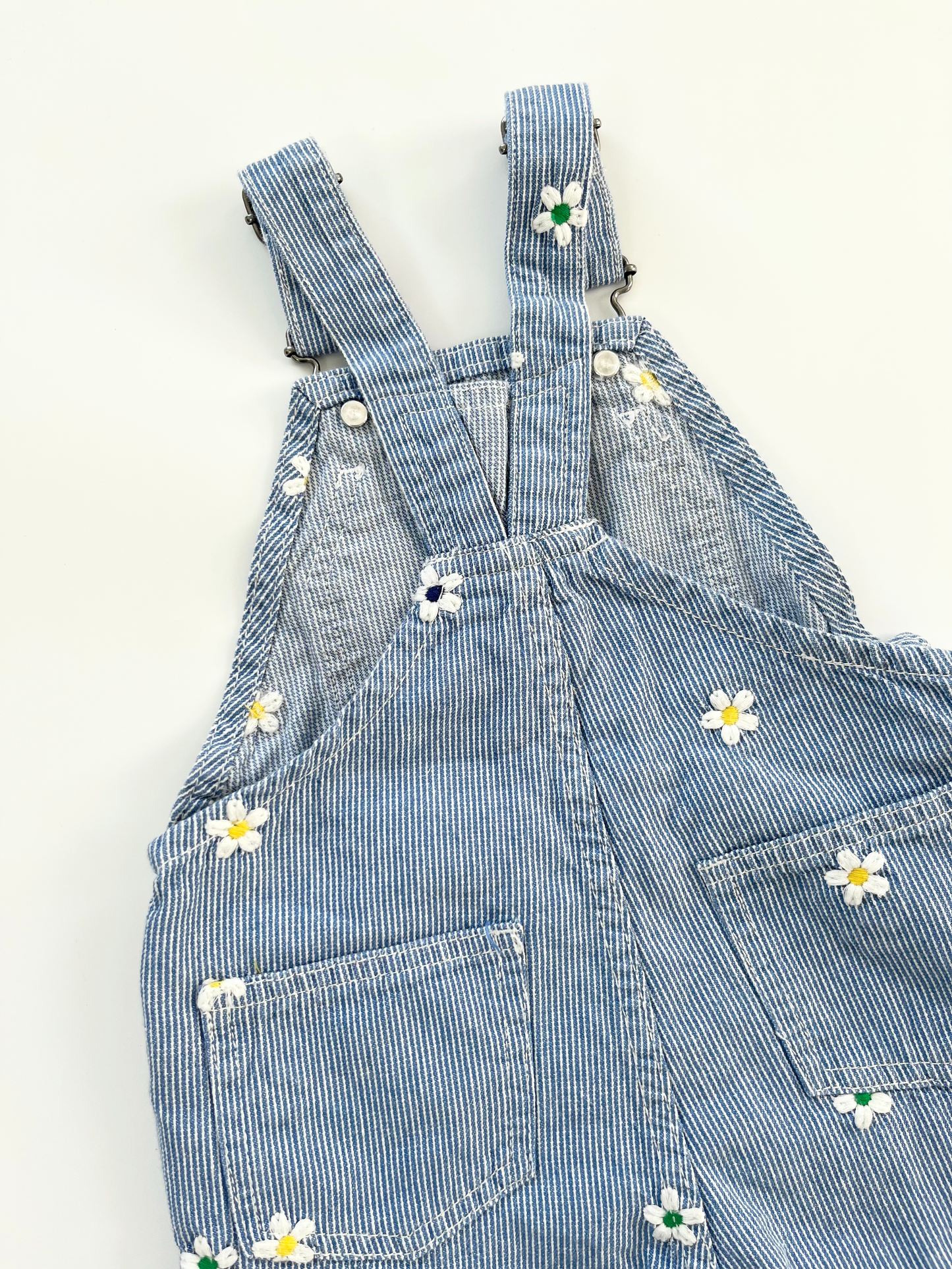 Stella Mccartney Embroidered Daisy Overalls 24m