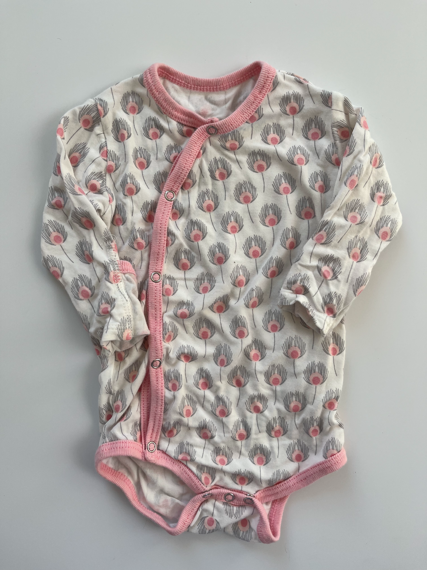 Bestaroo Bamboo Long-Sleeve Onesie 3-6m