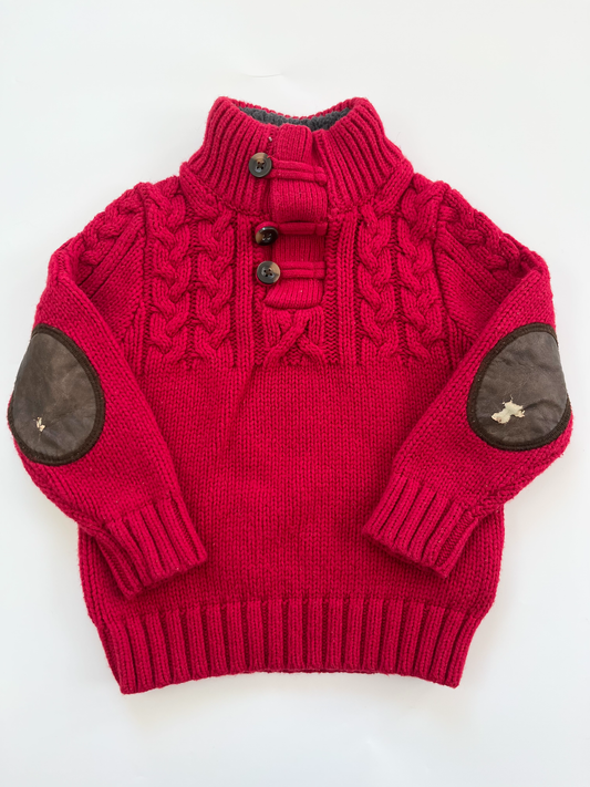 GAP Red Knit Sweater 3T