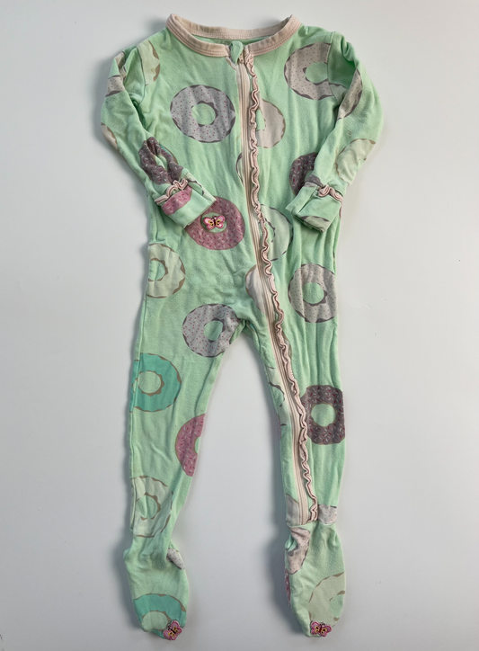 Kickee Pants Bamboo Footie Sleeper 9-12m