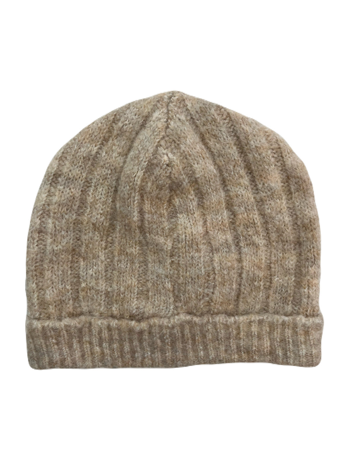 Fuzzy Beige Hat 6-12m