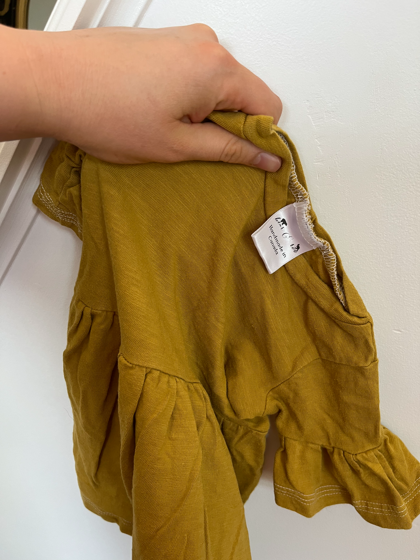 Bear & Roo Yellow Dress, 12m