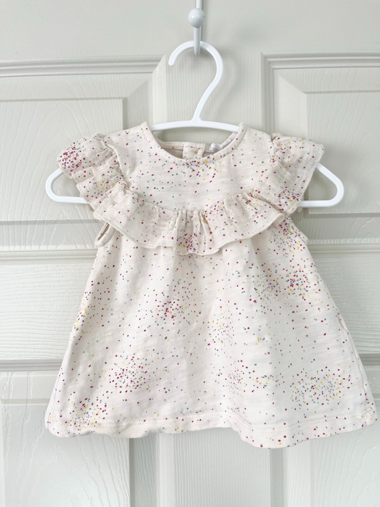ZARA Confetti Dress 3-6m