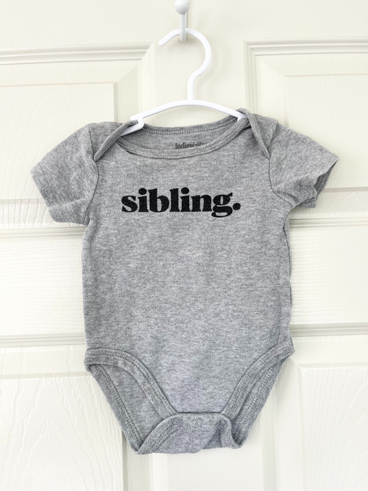 Indigo Sibling Onesie 3-6m