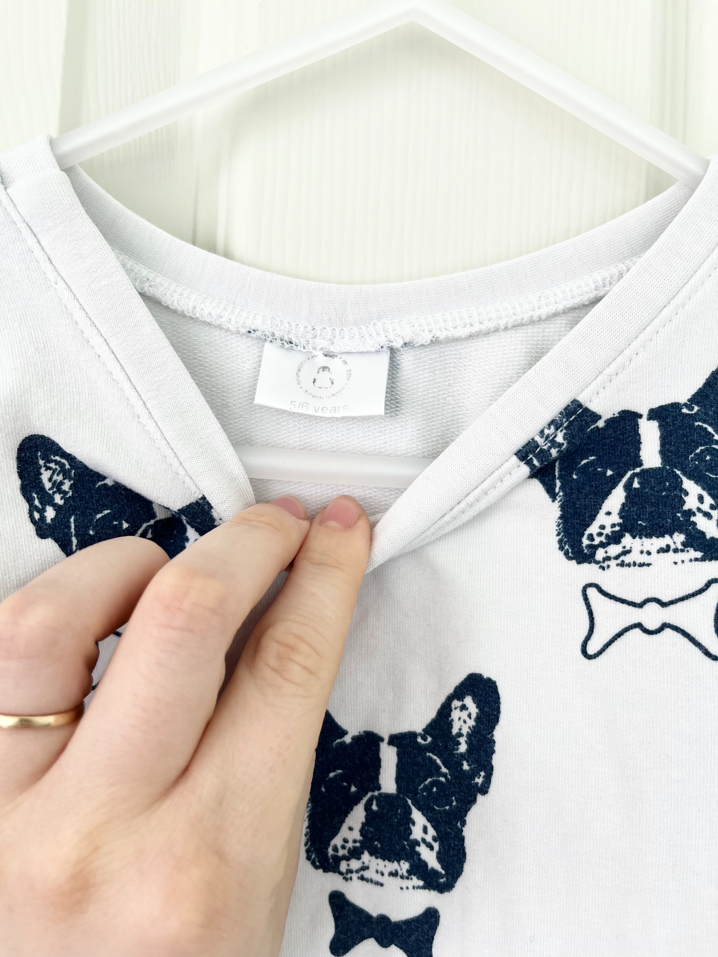 Ole Design Dog Crewneck 5/6T