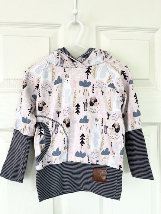 Cheeky Baby Hoodie 3T