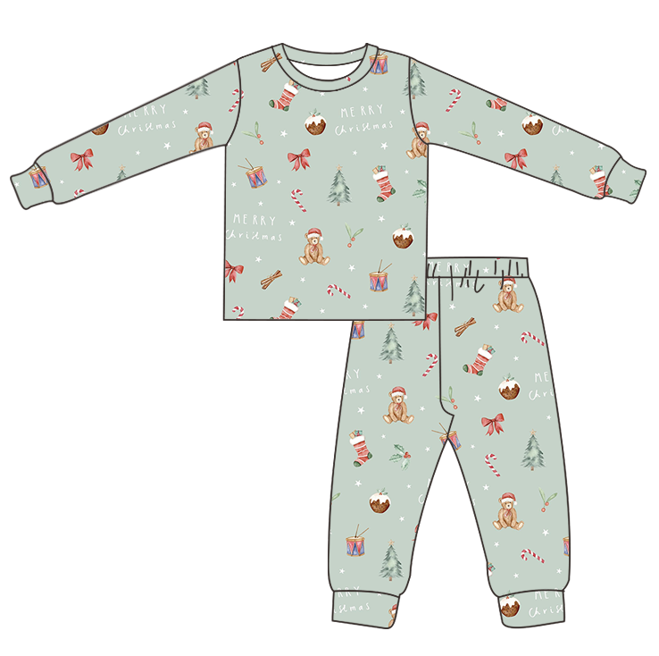 *PREORDER* Merry Christmas - Kids Classic Pajama Set