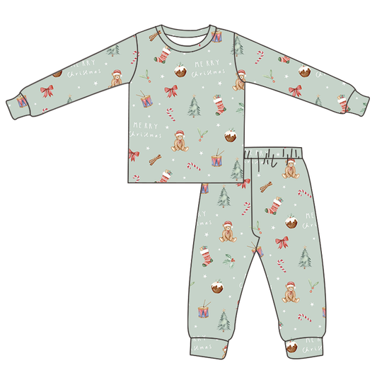 *PREORDER* Merry Christmas - Kids Classic Pajama Set