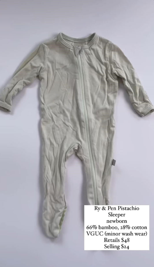 Ry & Pen Bamboo Sleeper Newborn