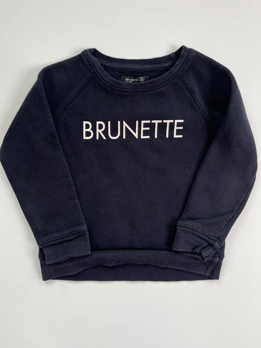 Brunette the Label Crewneck 4-5T