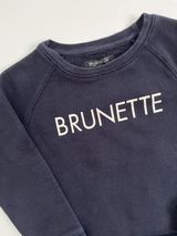 Brunette the Label Crewneck 4-5T