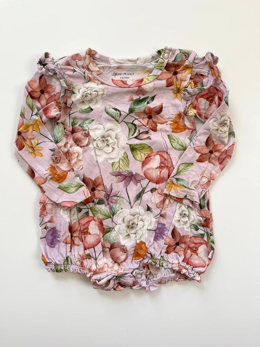 Posh Peanut Bamboo Romper 3-6m