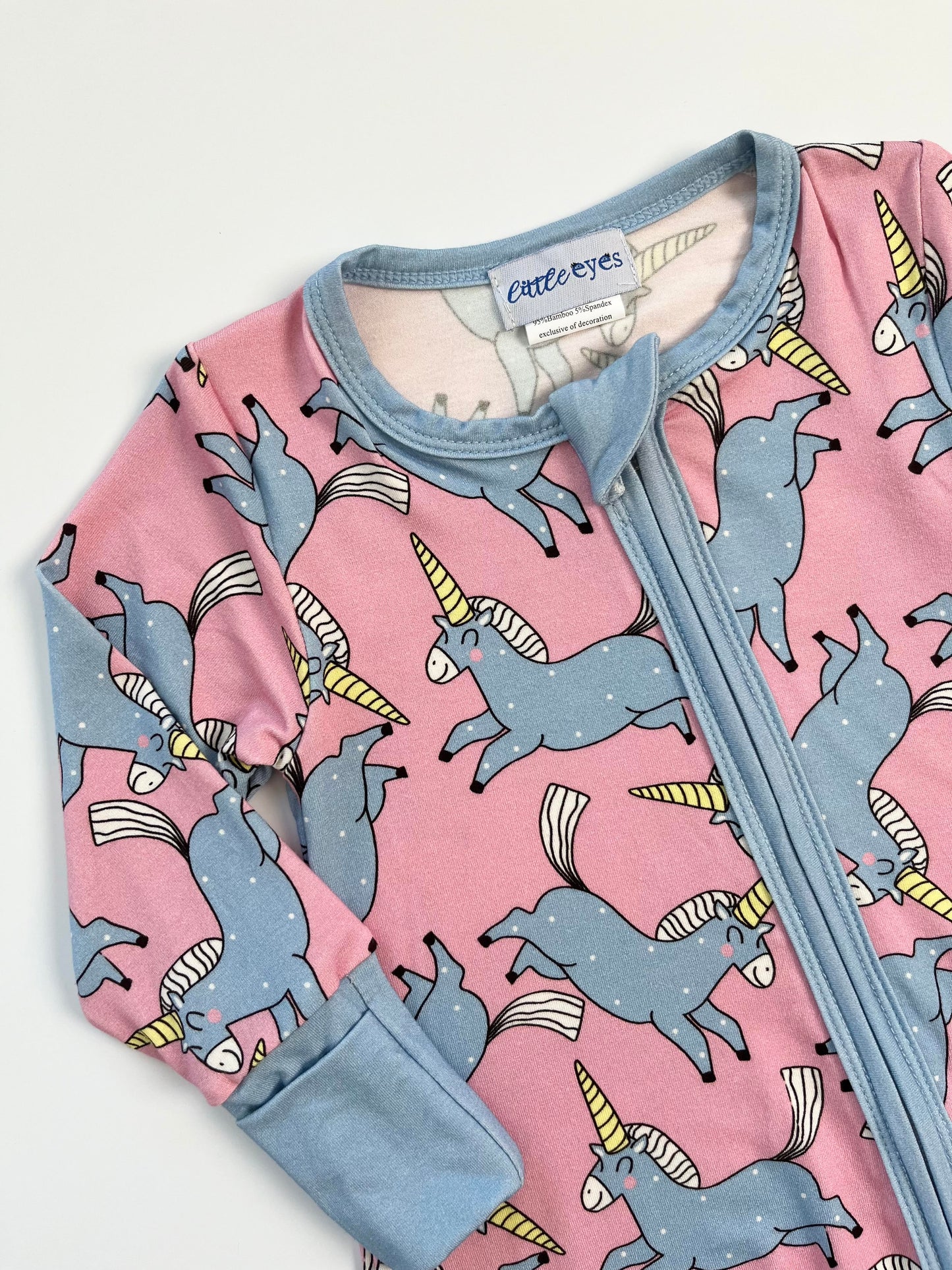 Bubblegum Unicorn Zippy - Old Style Zipper Cover