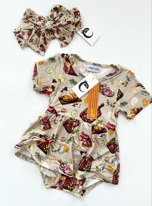 Char-CUTE-erie Bodysuit Twirl Dress