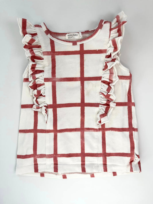 Miles the Label Ruffled Tank 3T