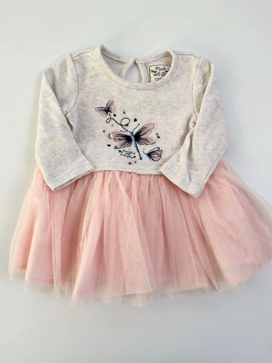Made with Love Dragonfly Tutu Dress 9-12m