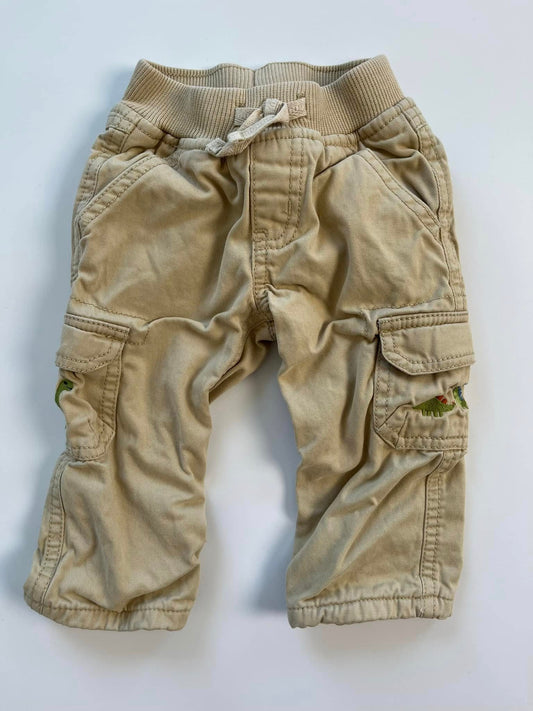Gymboree Cargo Dinosaur Pants 6-12m