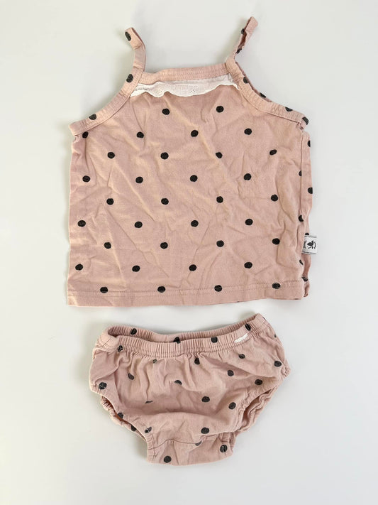Merebe Two-Piece Polkadot Set 6-12m