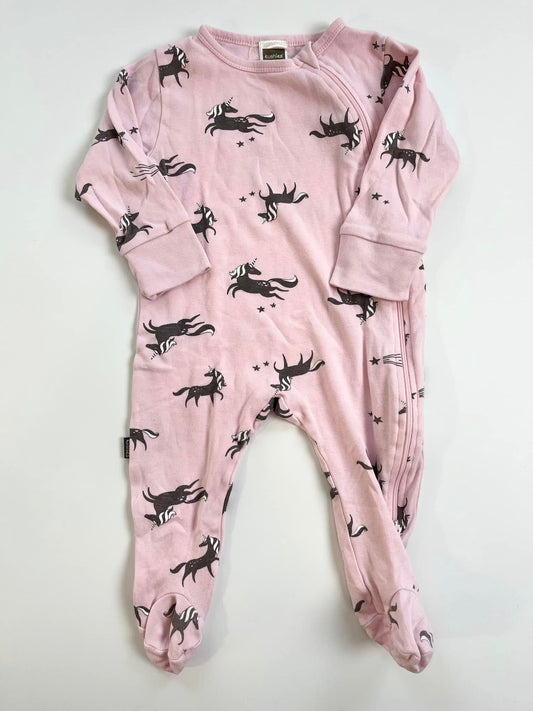 Kushies Unicorn Footie Sleeper 9m