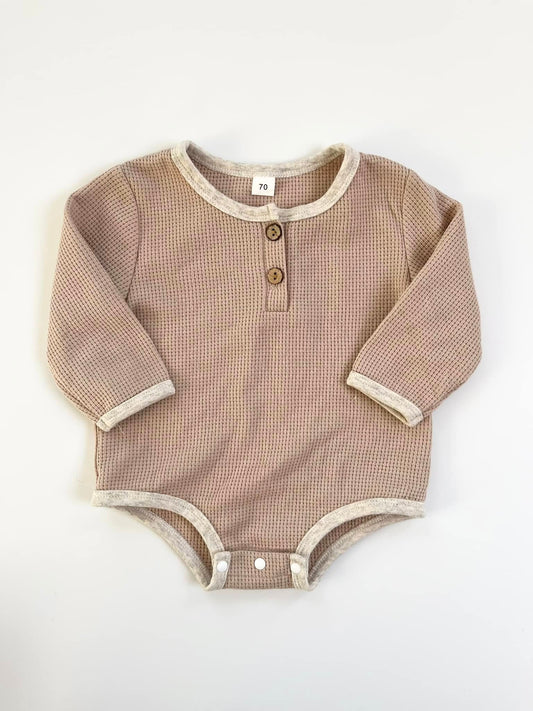 Shop Little Bowie Waffle Bubble Romper 6-9m