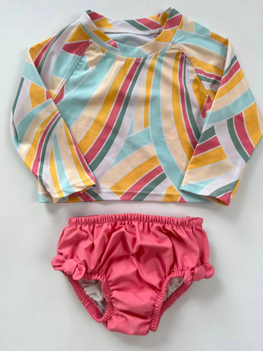 Wondernation Swim Top & Swim Diaper 6-9m