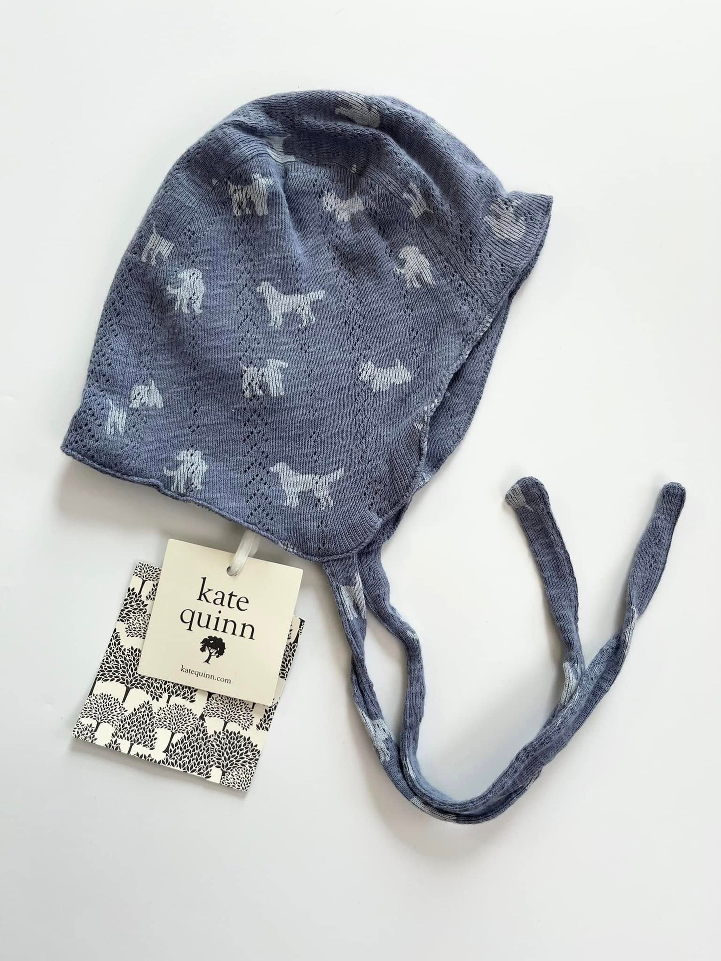 Kate Quinn Dog Bonnet 12-18m