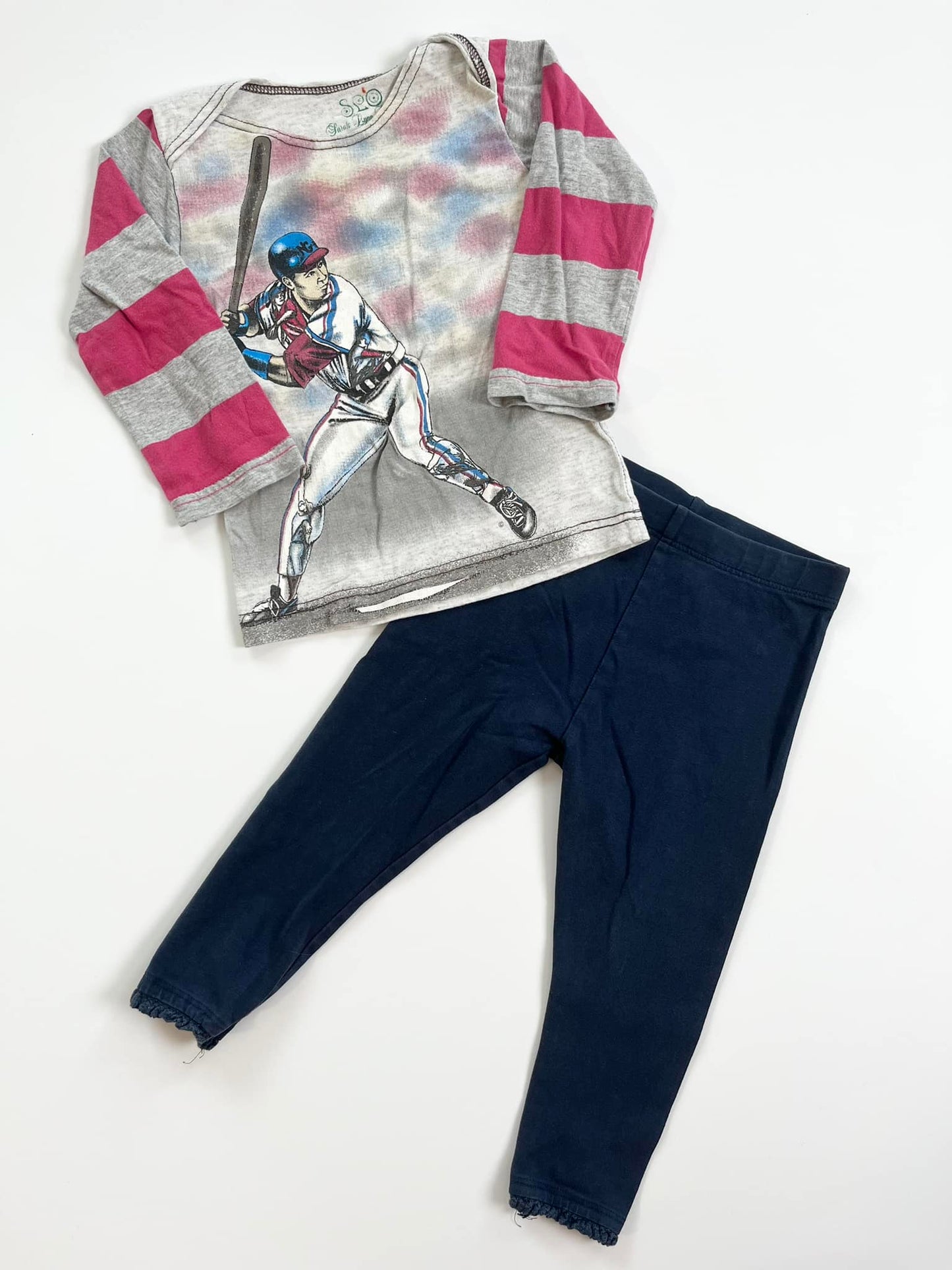 Next Leggings & SLQ Vintage Baby Top 12-18m