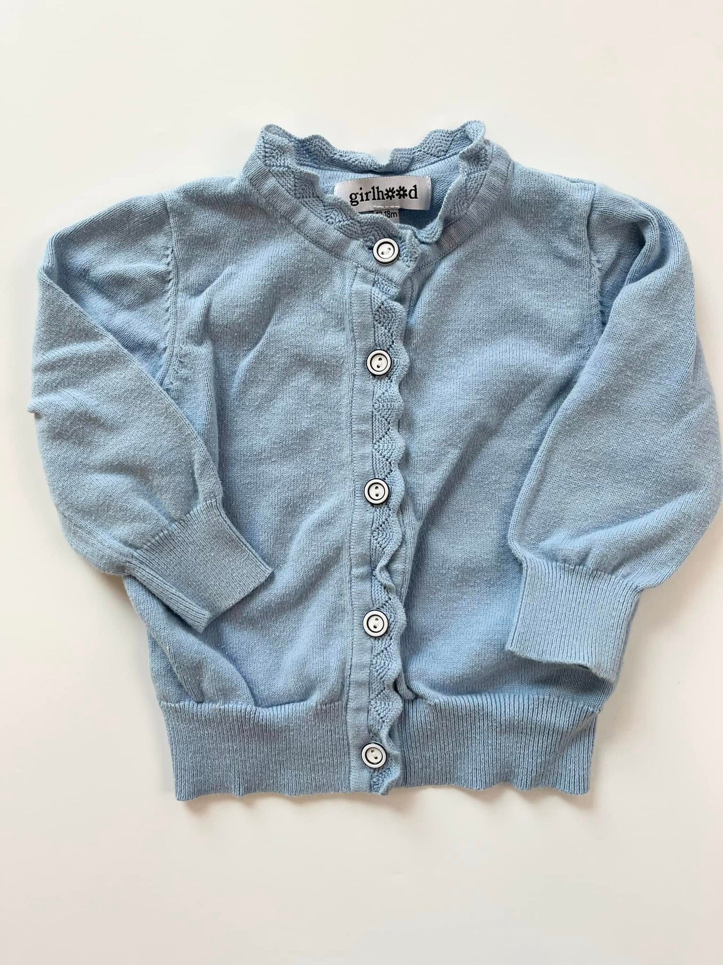 Girlhood Cardigan by Little Stocking Co. 12-18m