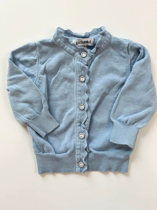 Girlhood Cardigan by Little Stocking Co. 12-18m