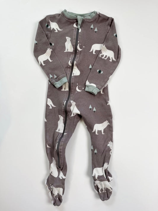 Zippy Jamz Wolf Footie 12-18m