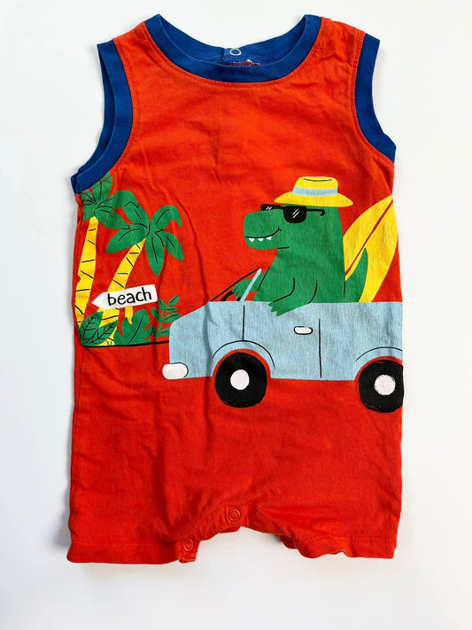 Joe Fresh Alligator Shortie Romper 12-18m