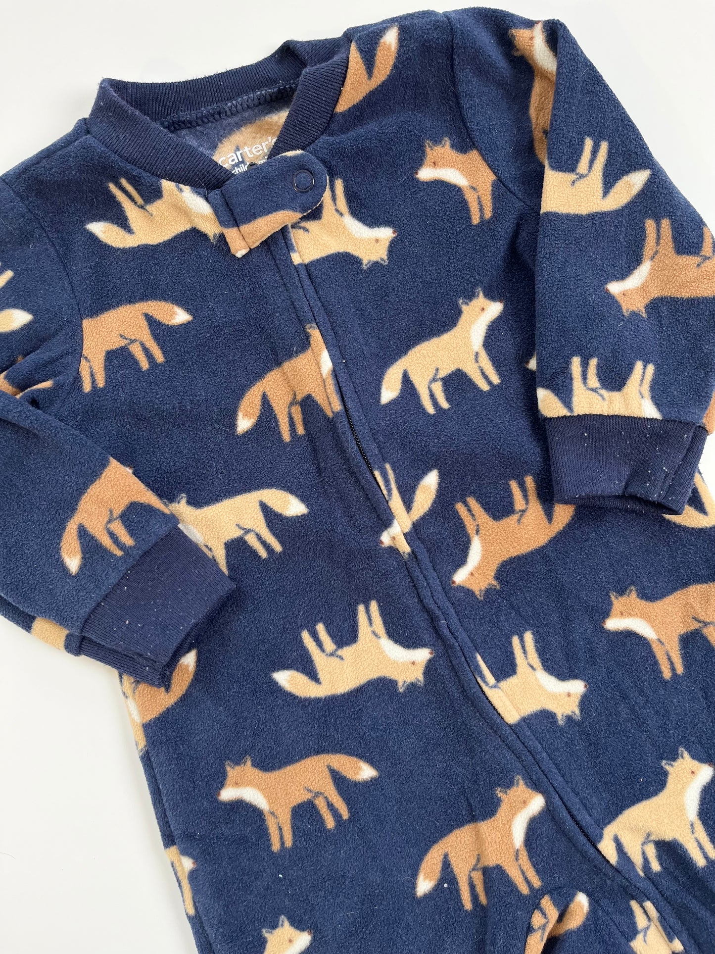 Carters Fleece Fox Onesie 6-9m