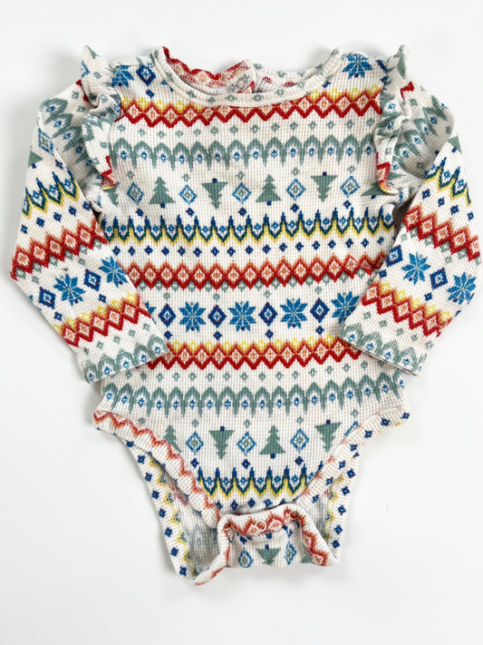 Old Navy Holiday Onesie 6-12m