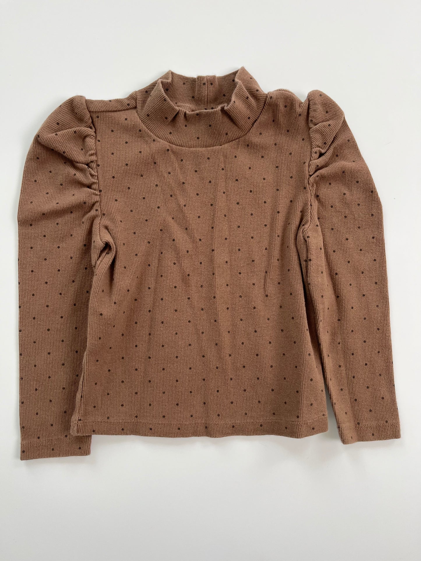Gap Puff Sleeve Rib Mockneck 3T