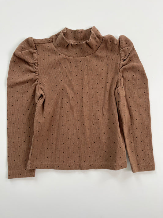 Gap Puff Sleeve Rib Mockneck 3T