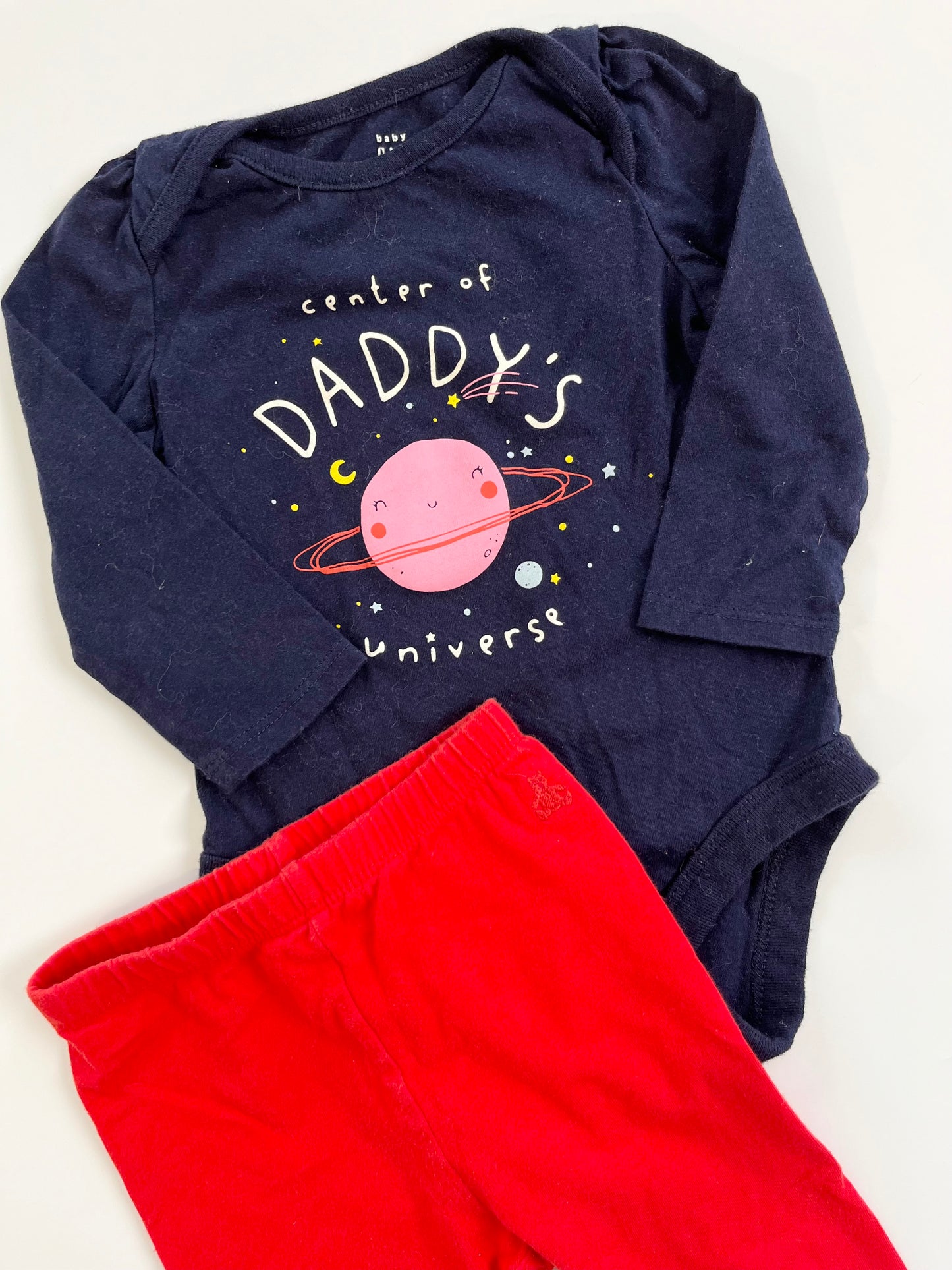 Gap Onesie & Pants Set 6-12m