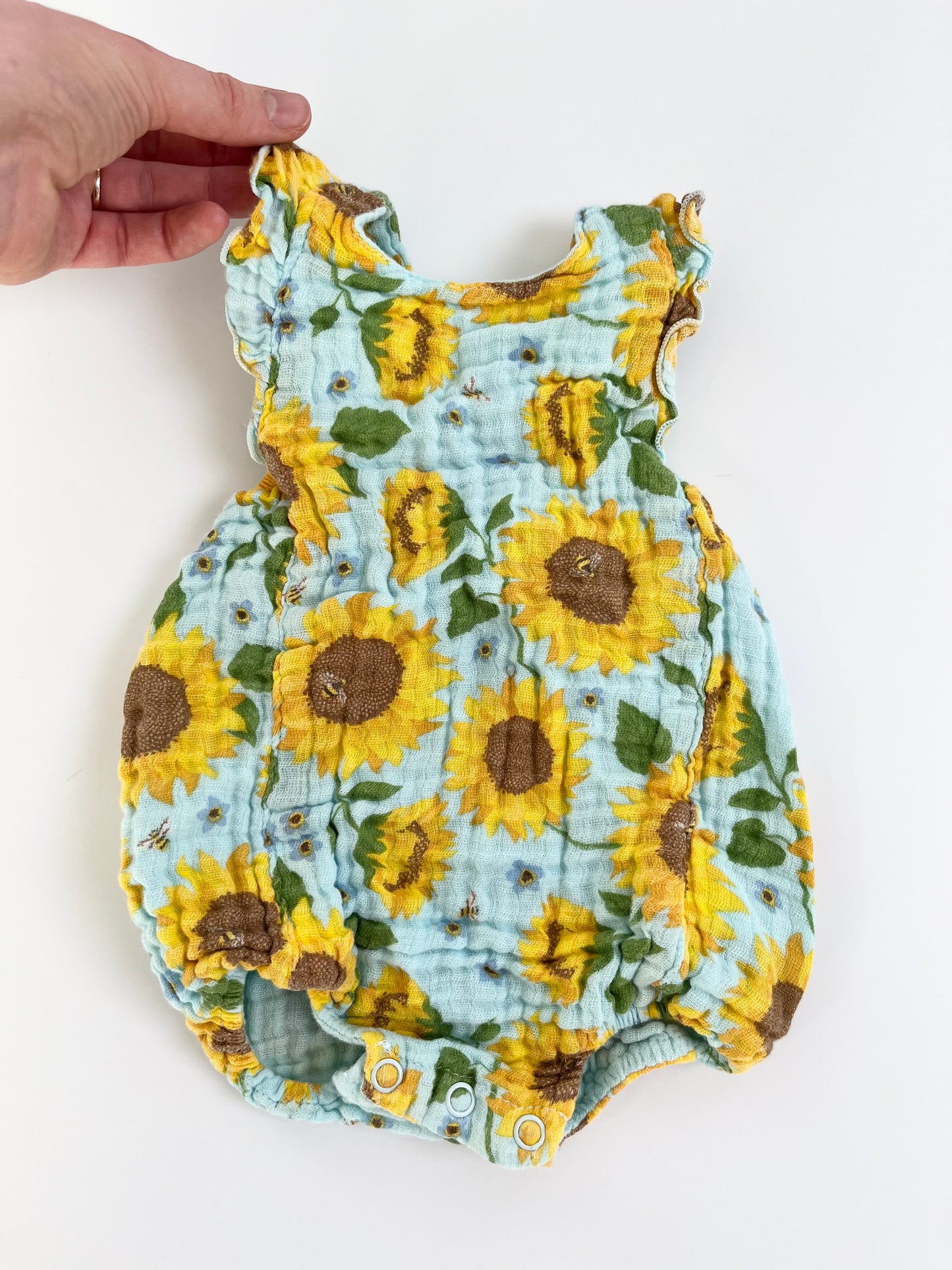 Angel Dear Muslin Short Romper 0-3m